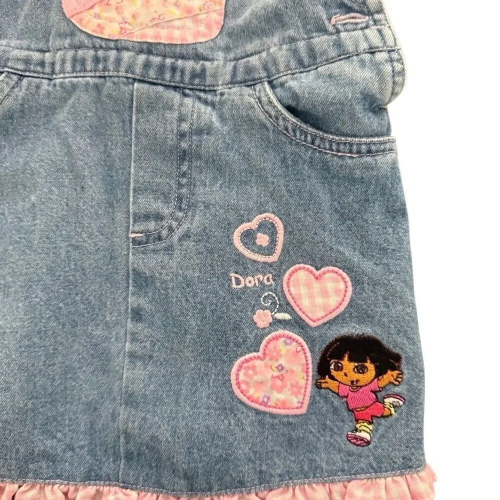 Vintage Dora the Explorer dress/overall size 18 months